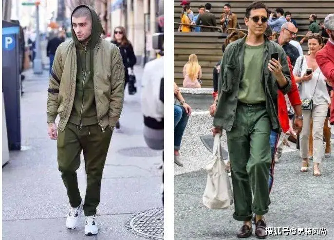春季男士如何將軍綠色夾克搭配的既時尚潮流又不失硬漢男人味
