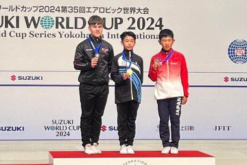 鈴木世界盃有氧體操分齡賽 12歲闕子承男單摘金